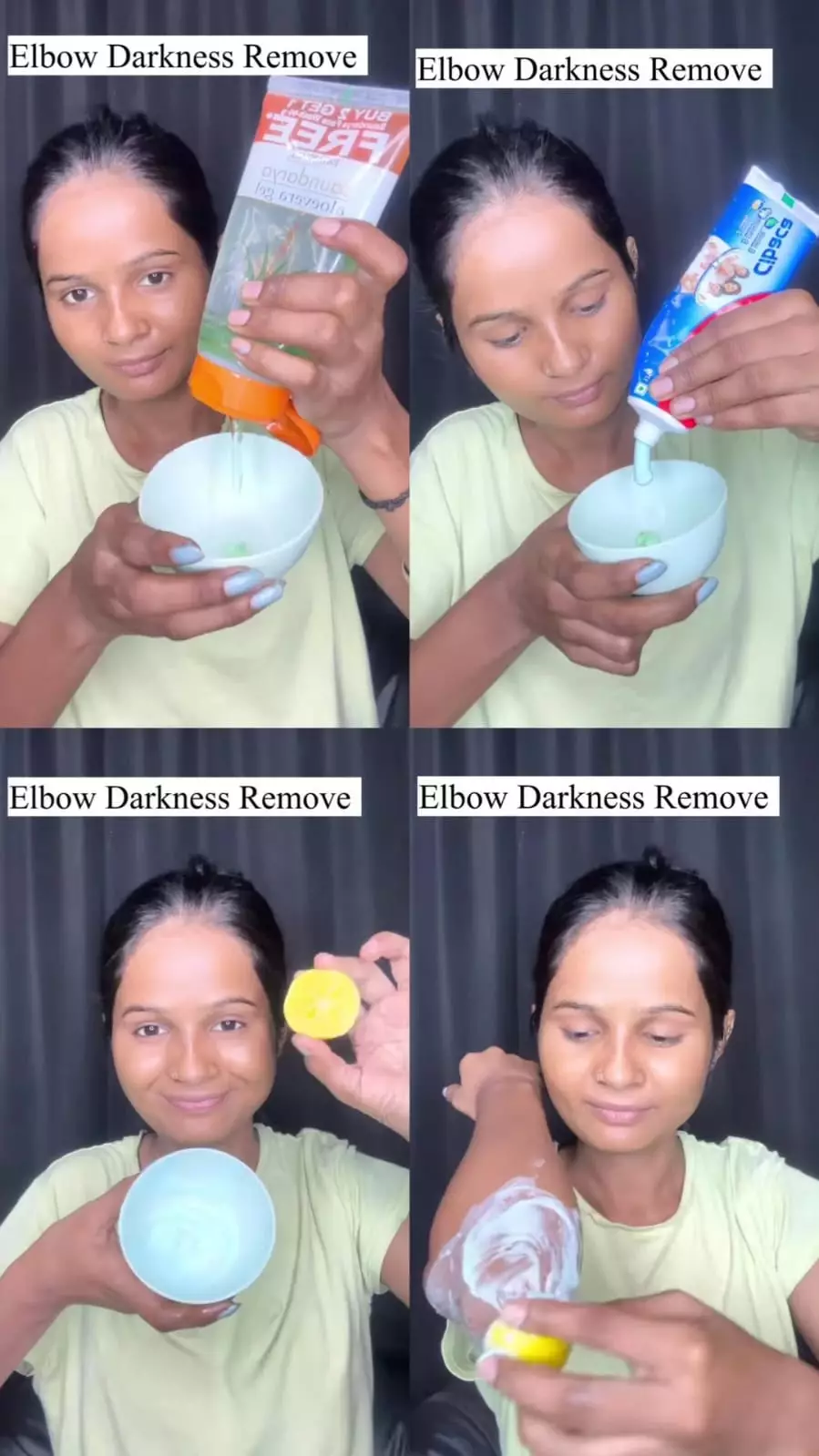 trik pudarkan kulit hitam di siku dan lutut © Instagram