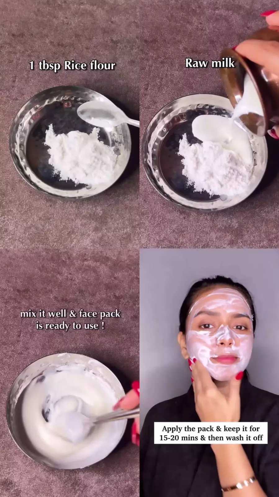 Tanpa bedak atau blotting paper © Instagram