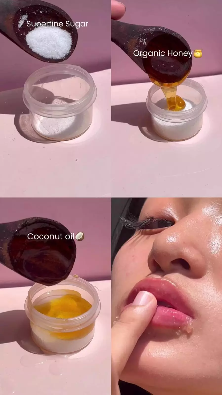 bibir kering menghitam jadi pink alami © Instagram