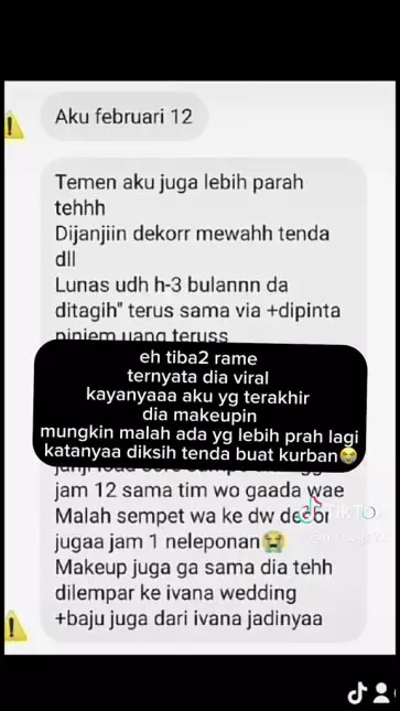 dibikin nyesek mua © TikTok