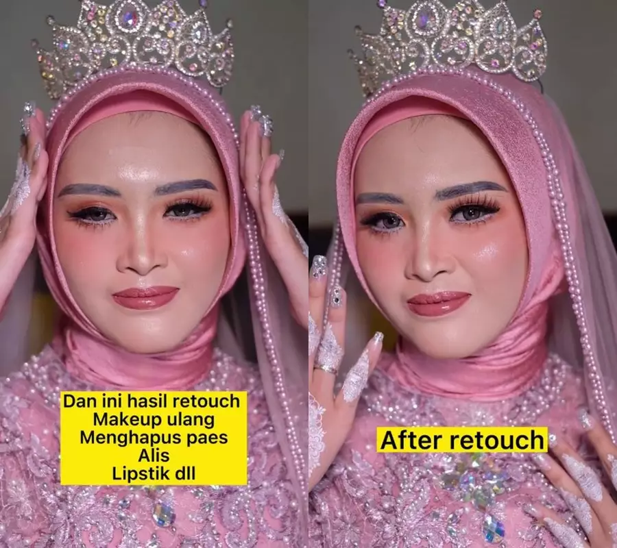makeup diubah total jadi jelek © 2023 brilio.net