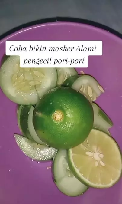 Bikin ukuran pori lebih mengecil pakai 2 jenis buah-buahan Berbagai sumber