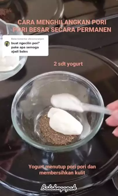 Kecilkan pori-pori wajah pakai 1 jenis bahan minuman Berbagai sumber