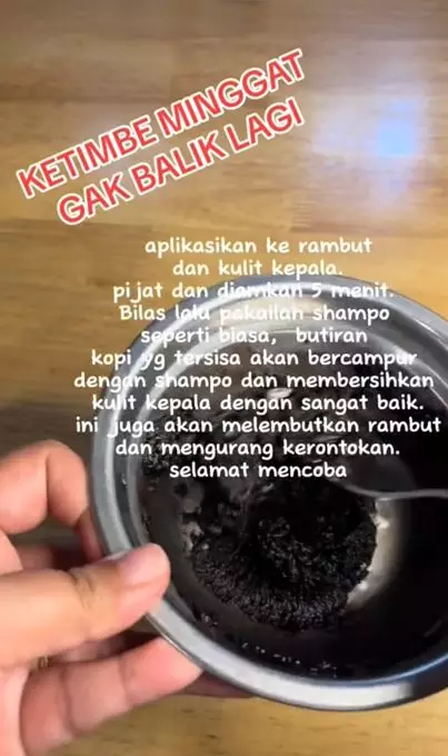 Hilangkan ketombe kering dengan tambahan 1 bahan minuman Berbagai sumber