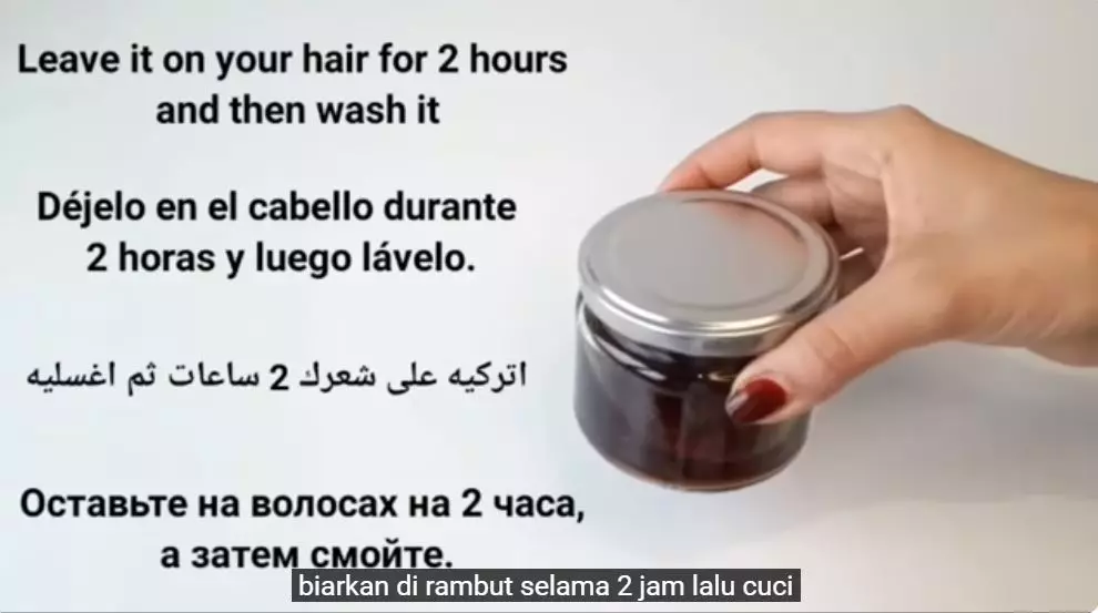 hitamkan rambut beruban berbagai sumber