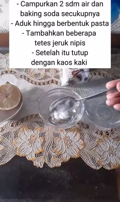 Haluskan kembali kaki kapalan Berbagai sumber