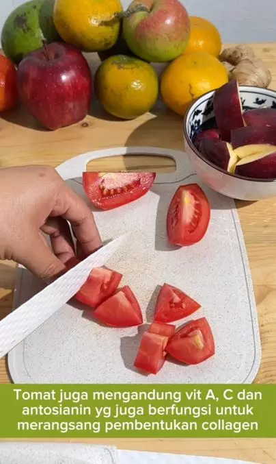 Minuman kolagen dari 3 jenis buah Berbagai sumber
