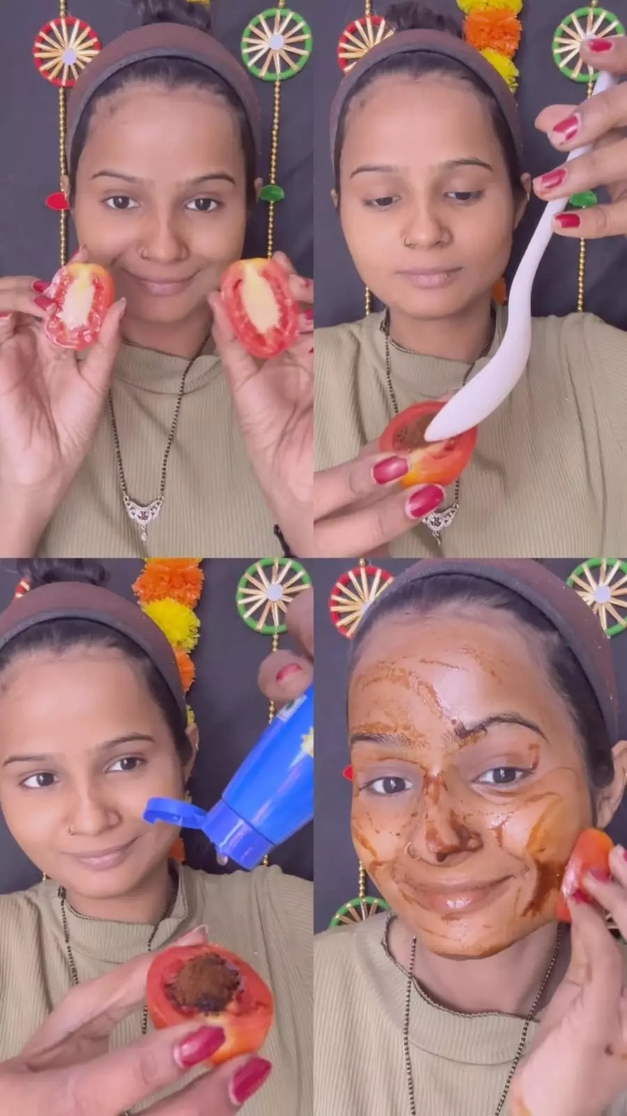 Tanpa masker beras atau madu © Instagram