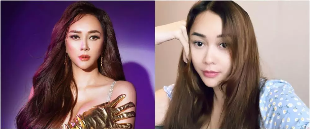 pesona aura kasih pakai dan tanpa makeup © instagram pesona aura kasih pakai dan tanpa makeup © instagram