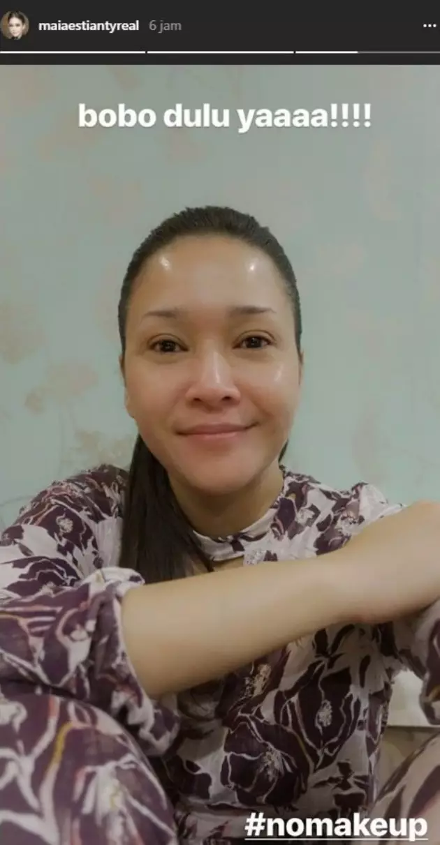 potret maia estianty tanpa makeup bukti cantik © instagram potret maia estianty tanpa makeup bukti cantik © instagram