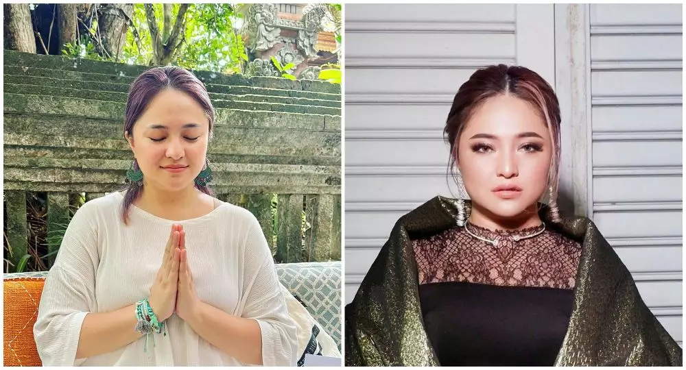 marshanda pakai dan tanpa makeup © Instagram