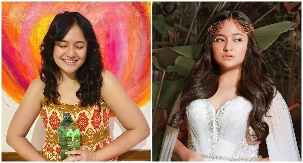 marshanda pakai dan tanpa makeup © Instagram