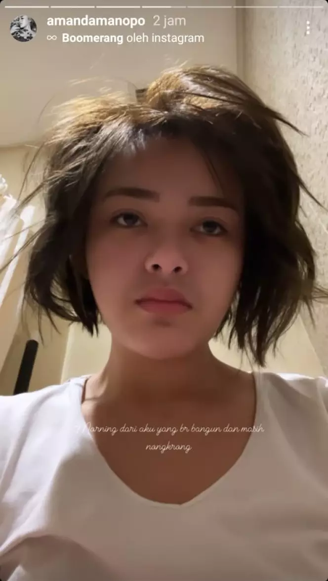 pesona seleb bangun tidur rambut acak acakan © instagram pesona seleb bangun tidur rambut acak acakan © instagram