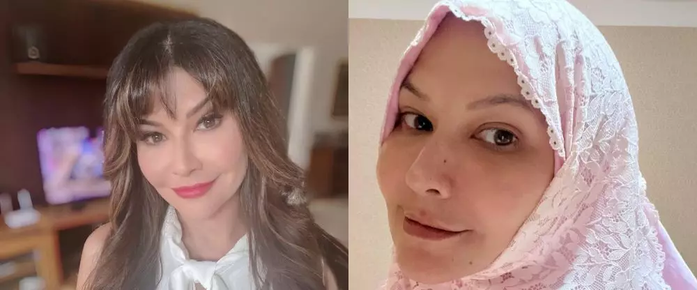 Potret aktris era 90-an pakai dan tanpa makeup © berbagai sumber Potret aktris era 90-an pakai dan tanpa makeup © berbagai sumber