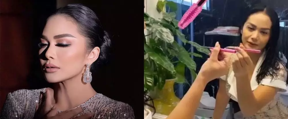 potret saat Krisdayanti pakai dan tanpa makeup © berbagai sumber potret saat Krisdayanti pakai dan tanpa makeup © berbagai sumber