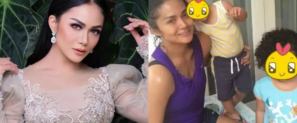 potret saat Krisdayanti pakai dan tanpa makeup © berbagai sumber potret saat Krisdayanti pakai dan tanpa makeup © berbagai sumber