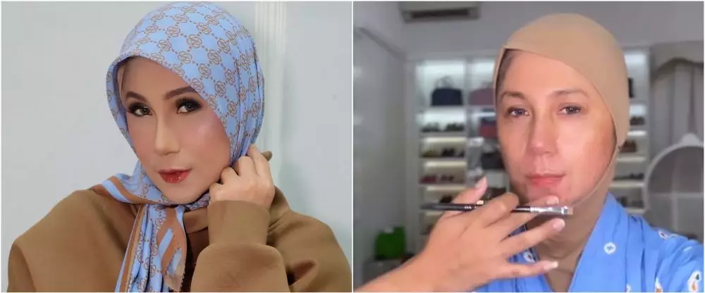 pesinetron era 90an pakai dan tanpa makeup © instagram pesinetron era 90an pakai dan tanpa makeup © instagram