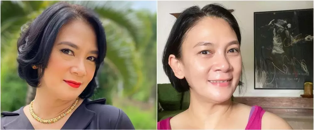 pesinetron era 90an pakai dan tanpa makeup © instagram pesinetron era 90an pakai dan tanpa makeup © instagram