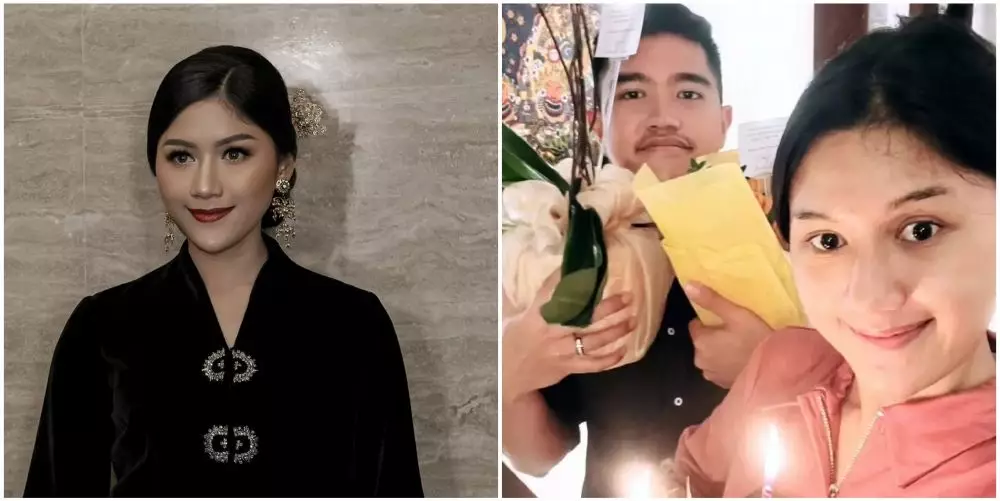 menantu presiden pakai dan tanpa makeup © instagram