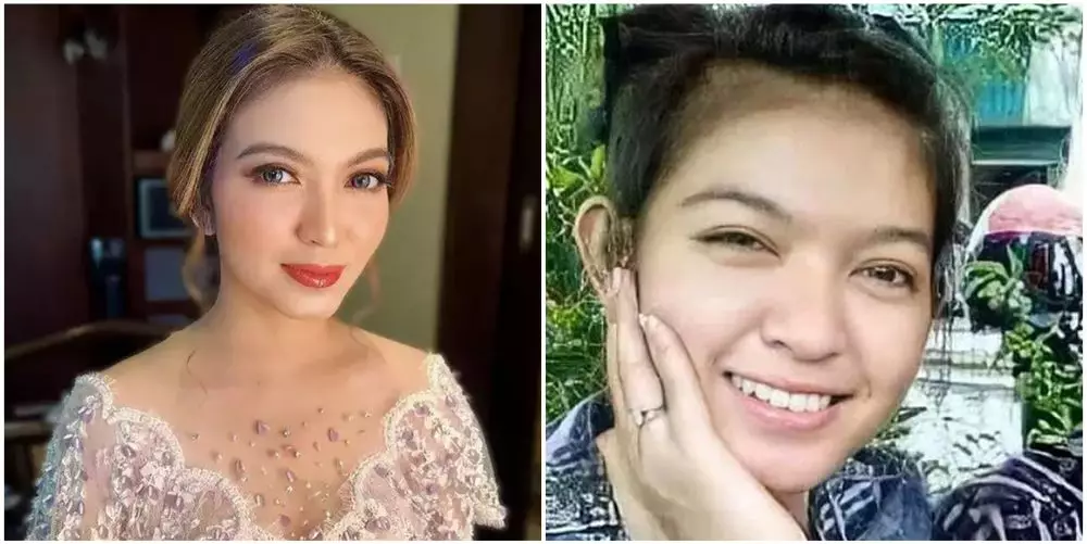 menantu presiden pakai dan tanpa makeup © instagram