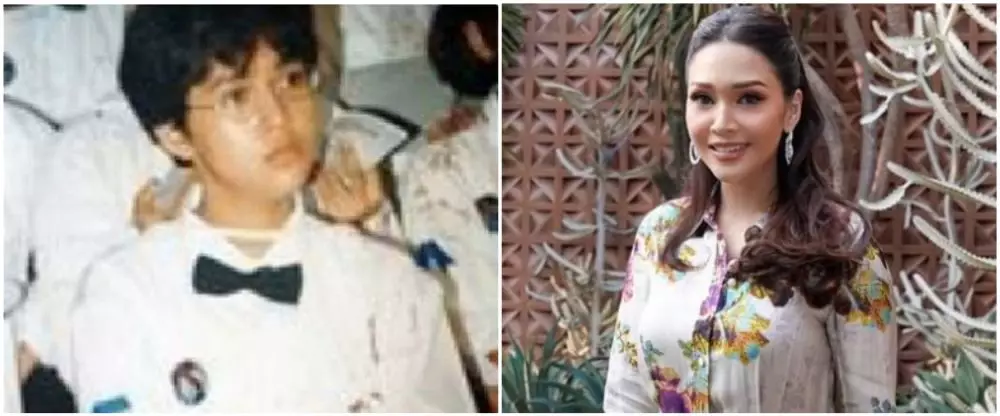 Maia Estianty saat kuliah dan kini © Instagram