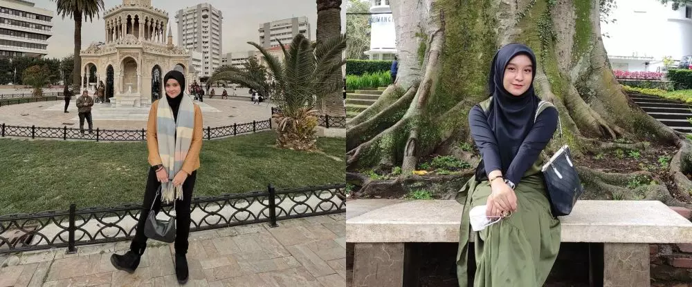 beda gaya istri Ridho DA dan Echa istri baru Rizki DA © berbagai sumber beda gaya istri Ridho DA dan Echa istri baru Rizki DA © berbagai sumber