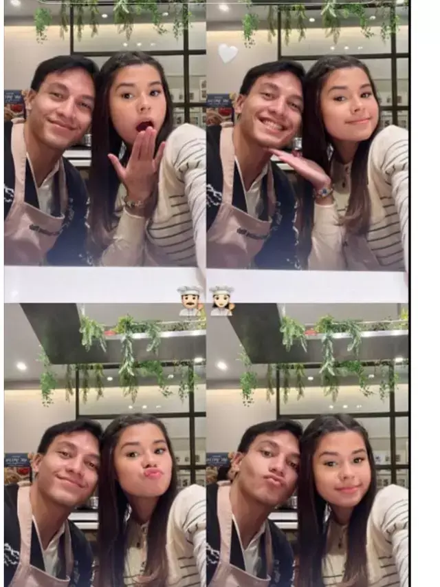 maria theodore dan jefri nichol © berbagai sumber