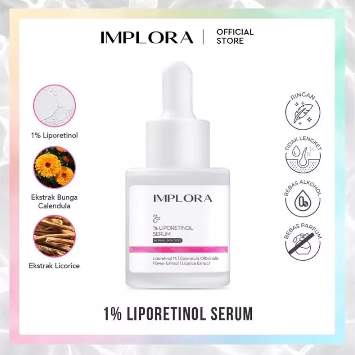 Skincare yang mengandung retinol dan niacinamide  berbagai sumber