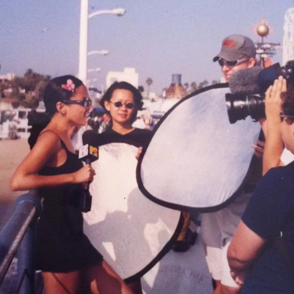 potret Sarah Sechan di awal karier © berbagai sumber