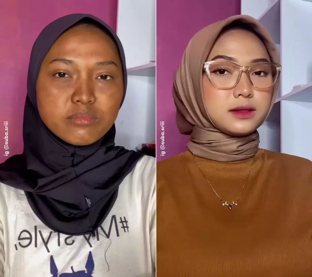 transformasi makeup dihujat © Instagram