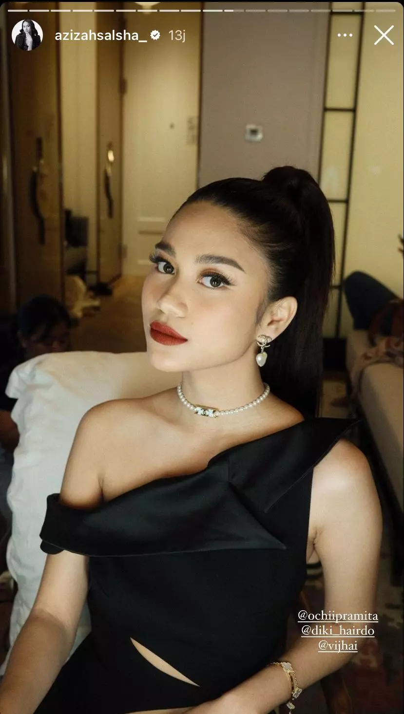 potret zize dengan makeup bold pangling © instagram potret zize dengan makeup bold pangling © instagram