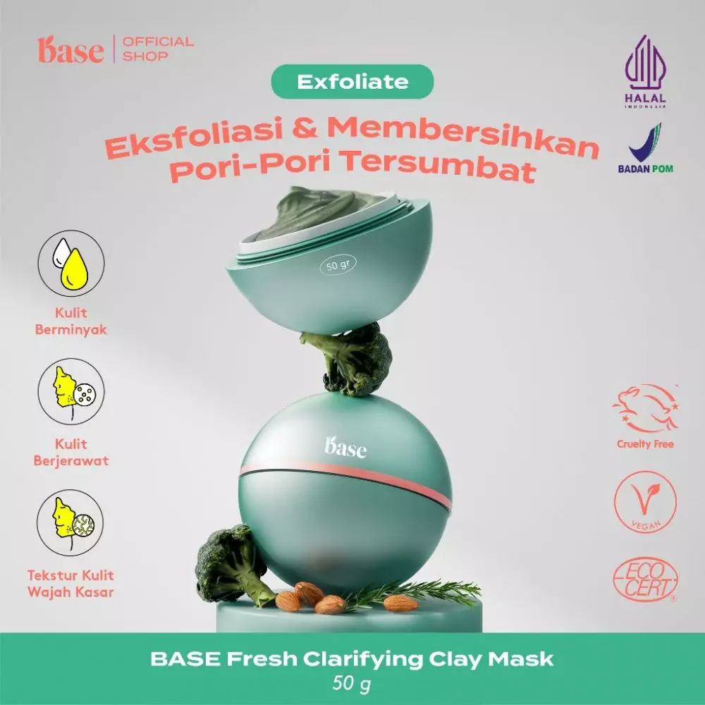 masker wajah untuk kulit berminyak dan berjerawat © berbagai sumber