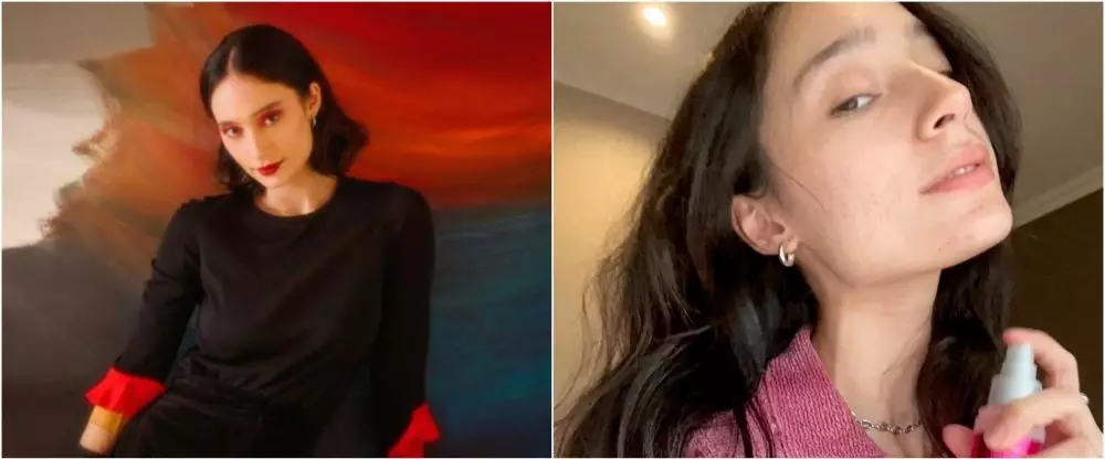 tatjana pakai dan tanpa makeup © instagram tatjana pakai dan tanpa makeup © instagram