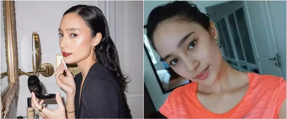 tatjana pakai dan tanpa makeup © instagram tatjana pakai dan tanpa makeup © instagram