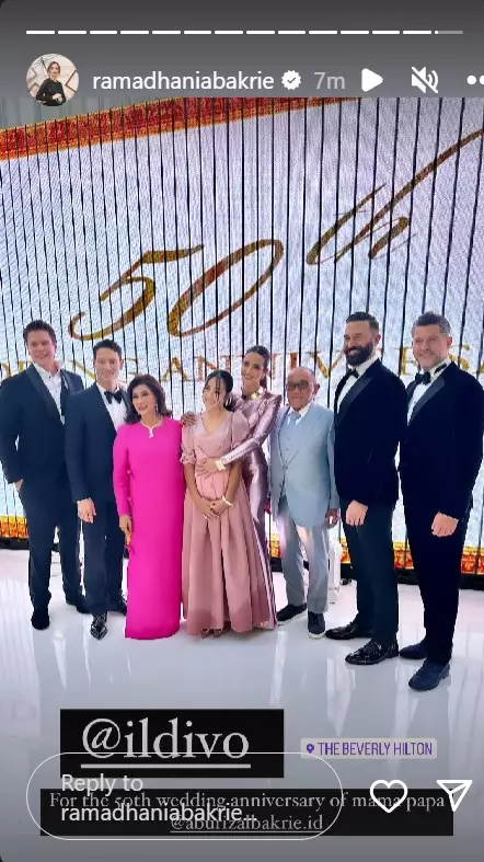 seleb di ultah pernikahan mertua nia ramadhani © 2023 brilio.net