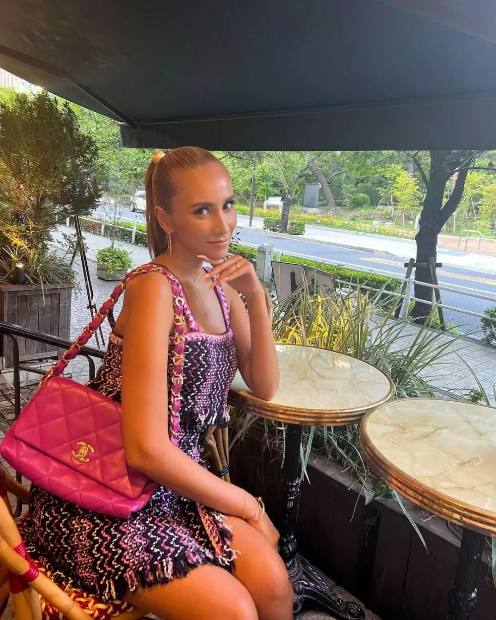 potret malia shino rahman model jepang © instagram