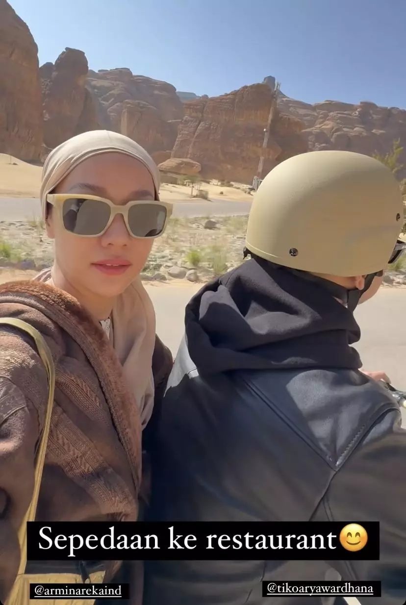 BCL Tiko kunjungi kota dihindari Nabi Muhammad © Instagram