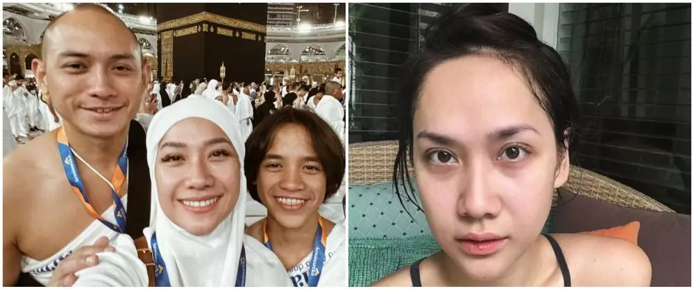 potret seleb pakai dan tanpa extension bulu mata © instagram