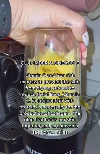 Minuman kolagen pencegah kendur nanas timun Berbagai sumber