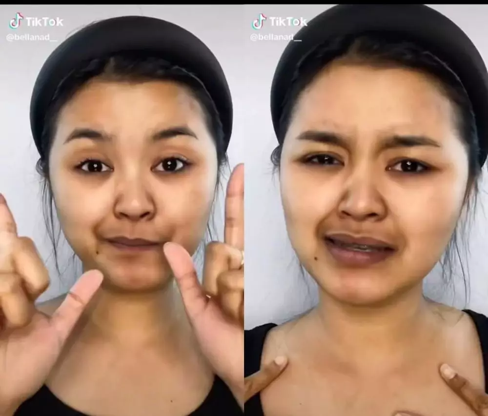 wanita mulut gelap © TikTok wanita mulut gelap © TikTok