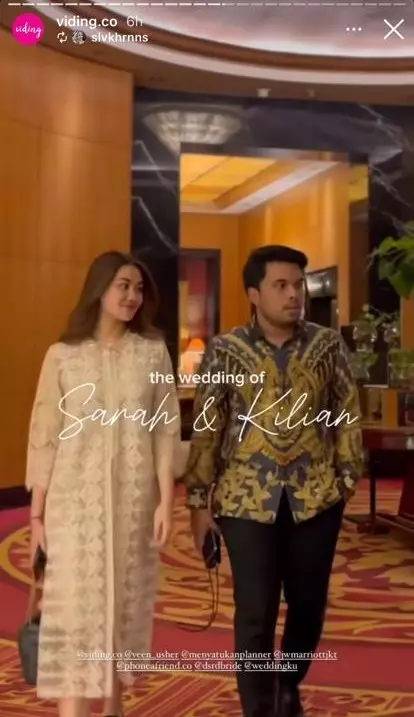 potret seleb di acara pernikahan selebgram sarah keihl © berbagai sumber potret seleb di acara pernikahan selebgram sarah keihl © berbagai sumber