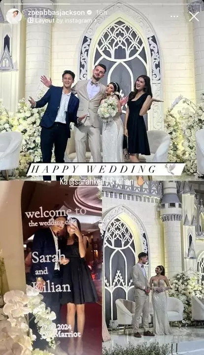 potret seleb di acara pernikahan selebgram sarah keihl © berbagai sumber potret seleb di acara pernikahan selebgram sarah keihl © berbagai sumber