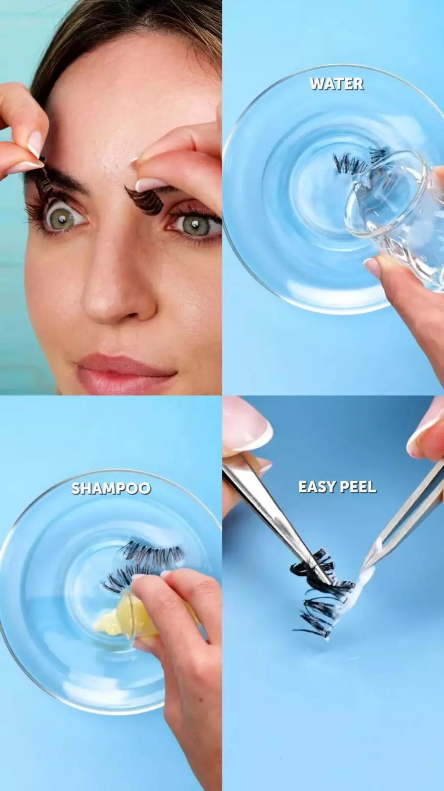 bersihkan lem bulu mata palsu © Instagram bersihkan lem bulu mata palsu © Instagram