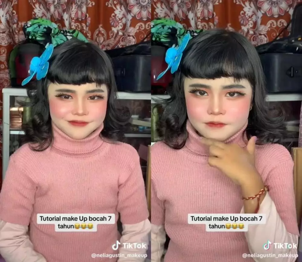tanpa jasa MUA © TikTok