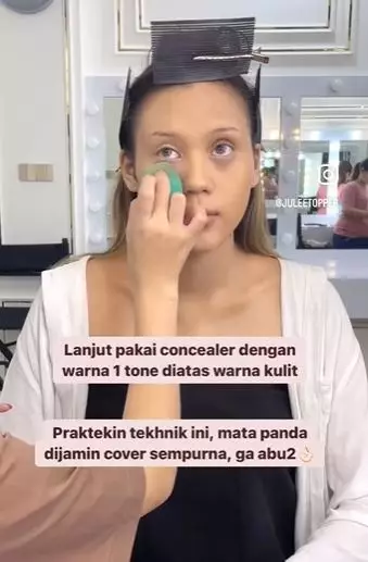 Transformasi makeup wanita kantung mata hitam TikTok Transformasi makeup wanita kantung mata hitam TikTok