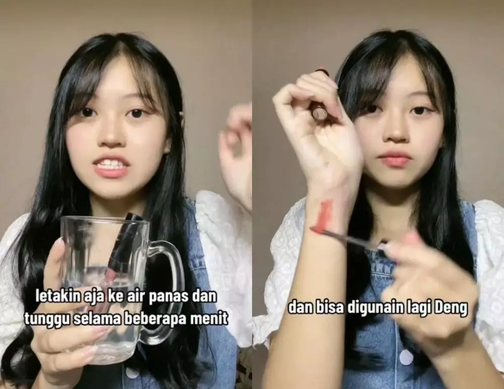 lipcream kering jadi © TikTok lipcream kering jadi © TikTok