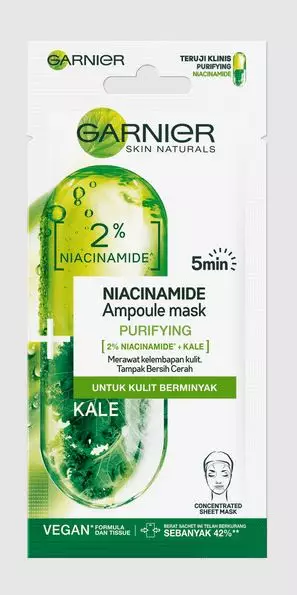 Skincare niacinamide jenis sheet mask Berbagai sumber