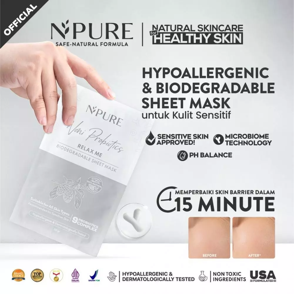 sheet mask sensitif © berbagai sumber
