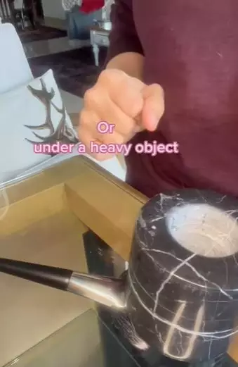 Atasi bulu brush makeup yang berantakan TikTok