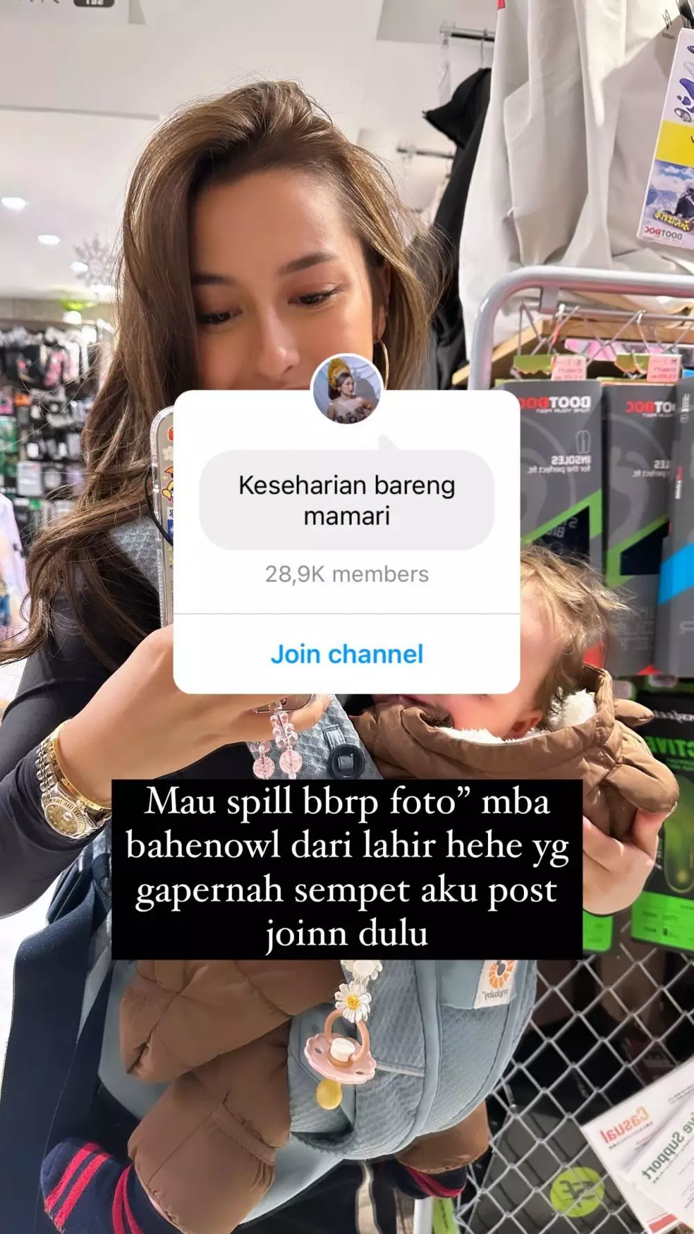 wajah anak jennifer coppen © Instagram